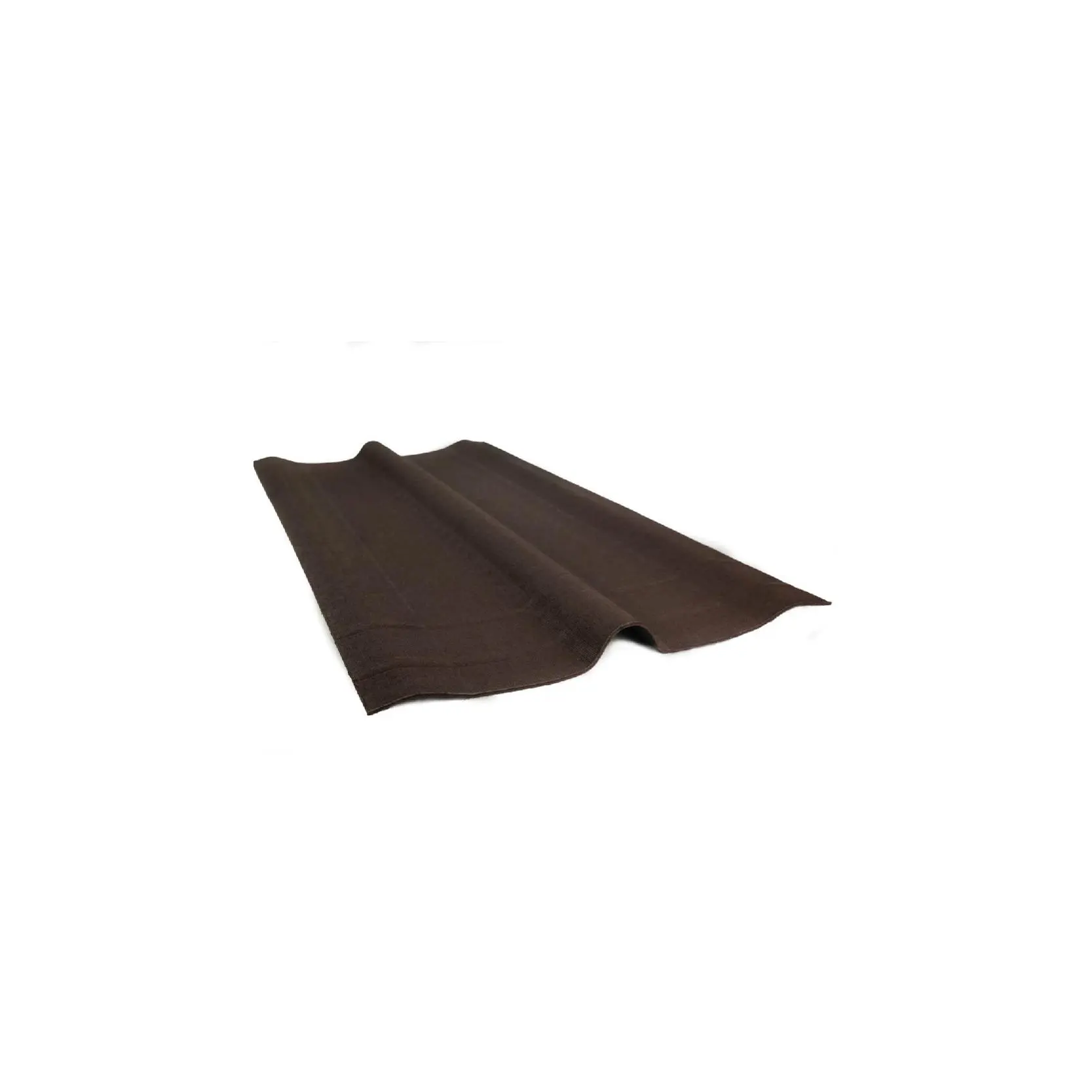 ONDULINE ROOF SHEET BROWN BITUMEN RIDGE CORRUGATED